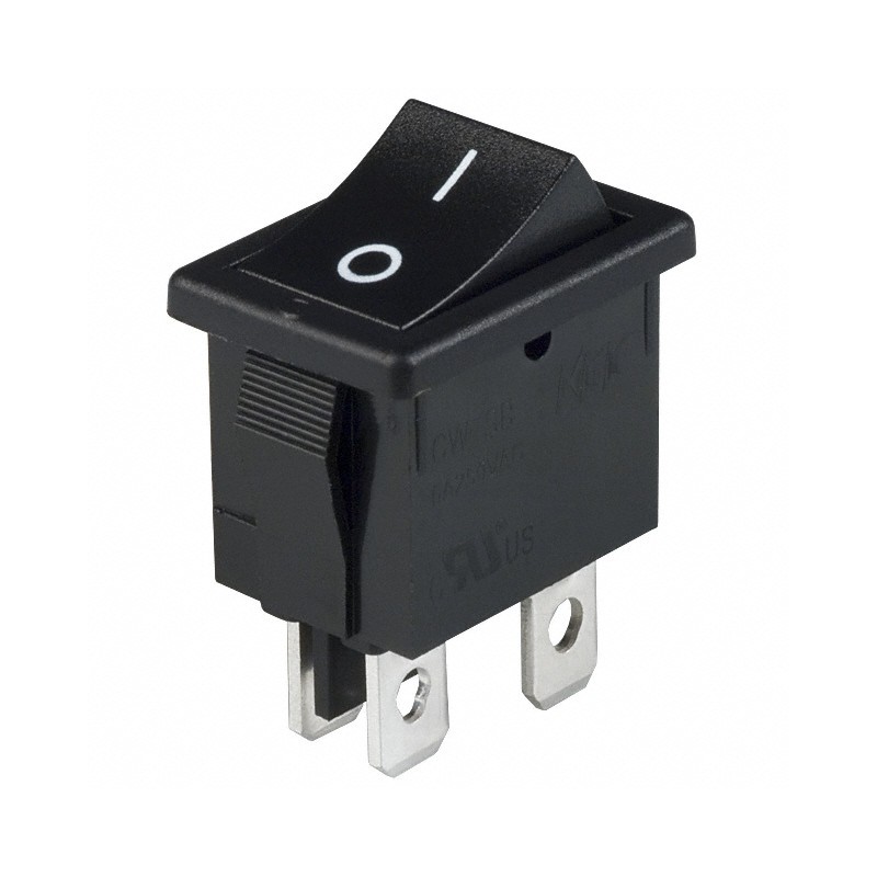 1 pcs : CWSB21AA2F - SWITCH ROCKER DPST 6A 250V