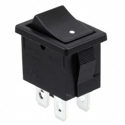 1 pcs : CWSB21AA3F - SWITCH ROCKER DPST 6A 250V