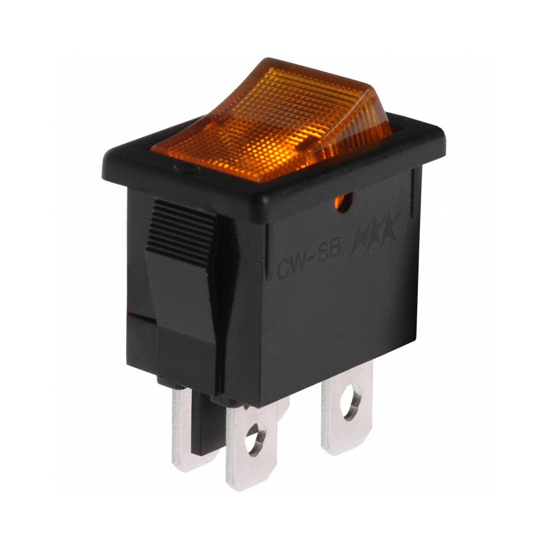 1 pcs : CWSB21DADF - SWITCH ROCKER DPST 9A 125V