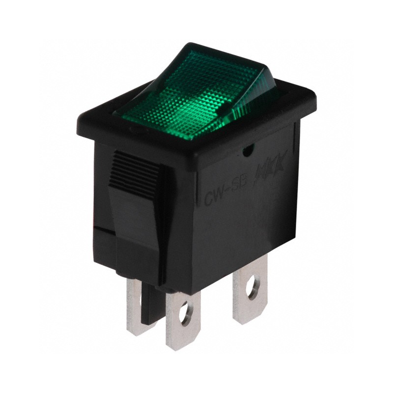 1 pcs : CWSB21FAFF - SWITCH ROCKER DPST 9A 125V