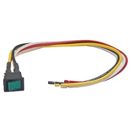 1 pcs : CWSB21FAFF-WL - SWITCH ROCKER DPST 9A 125V