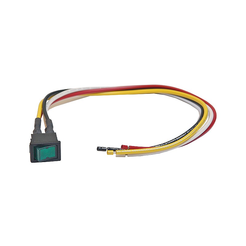 1 pcs : CWSB21FAFF-WL - SWITCH ROCKER DPST 9A 125V