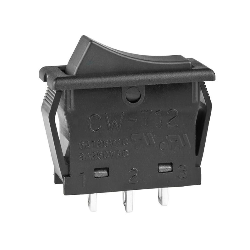 1 pcs : CWT12AAS1/CUL-WL - SWITCH ROCKER SPDT 6A 125V