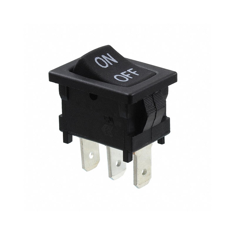 1 pcs : D101J12S215DQA - SWITCH ROCKER SPDT 4A 125V