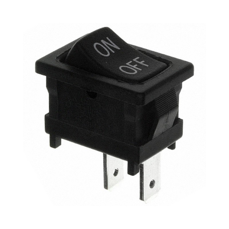 1 pcs : D102J12S215DQA - SWITCH ROCKER SPST 4A 125V