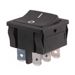 1 pcs : D201J12S205PQA - SWITCH ROCKER DPDT 4A 125V