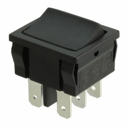1 pcs : D201J12S205QA - SWITCH ROCKER DPDT 4A 125V
