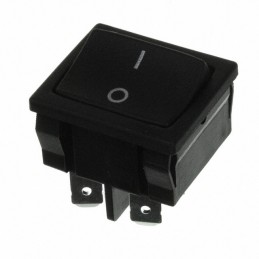 1 pcs : D202J12S205PQA - SWITCH ROCKER DPST 4A 125V