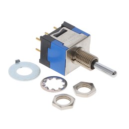 1 pcs : D22023P - SWITCH TOGGLE DPDT 0.4VA 48V