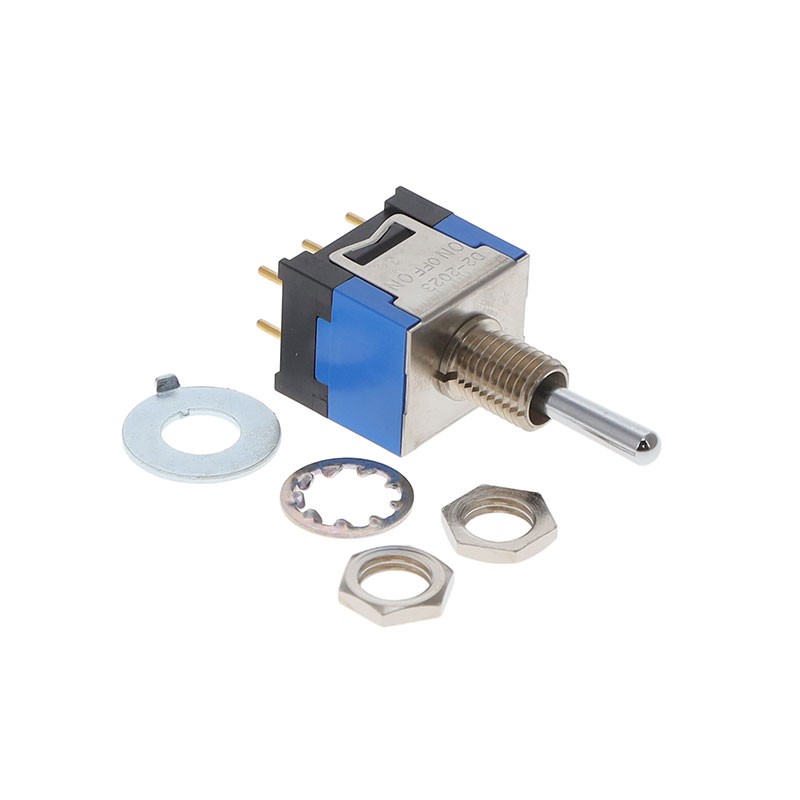 1 pcs : D22023P - SWITCH TOGGLE DPDT 0.4VA 48V