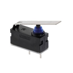 1 pcs : D2AW-A053D R - SWITCH SNAP ACT SPST-NO 0.1A 12V