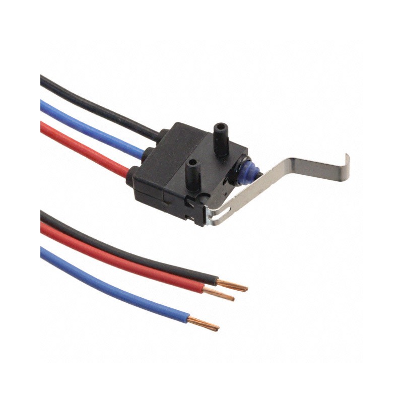 1 pcs : D2HW-BL281M - SWITCH SNAP ACT SPDT 0.1A 125V