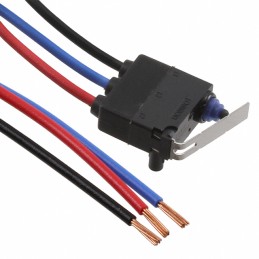 1 pcs : D2HW-BR261M - SWITCH SNAP ACT SPDT 0.1A 125V