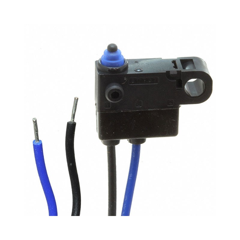 1 pcs : D2HW-C203M - SWITCH SNP ACT SPST-NO 0.1A 125V