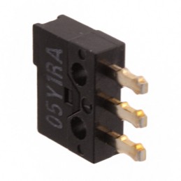 1 pcs : D2MQ-1-105 - SWITCH SNAP ACT SPDT 0.05A 30V