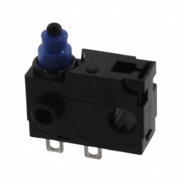 1 pcs : D2QW-C002M - SWITCH SNAP ACT SPST-NC 0.1A 30V