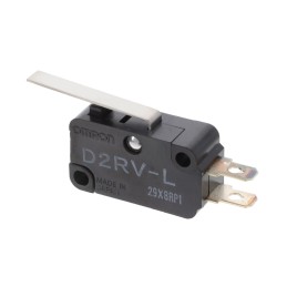 1 pcs : D2RV-L - SWITCH SNAP SPST-NO 0.25A 100V