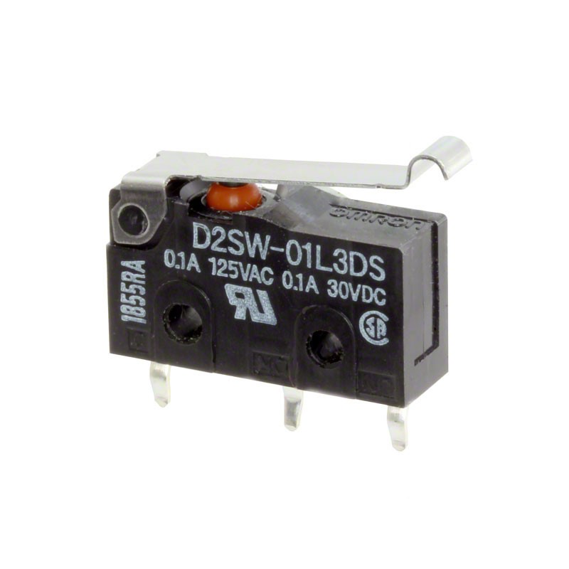 1 pcs : D2SW-01L3DS - SWITCH SNAP ACT SPDT 0.1A 125V