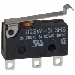 1 pcs : D2SW-3L3DS - SWITCH SNAP ACTION SPDT 3A 125V
