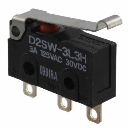 1 pcs : D2SW-3L3H - SWITCH SNAP ACTION SPDT 3A 125V