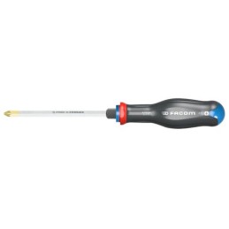 1 pcs - Facom Pozidriv Screwdriver, PZ1 Tip, 100 mm Blade, 209 mm Overall
