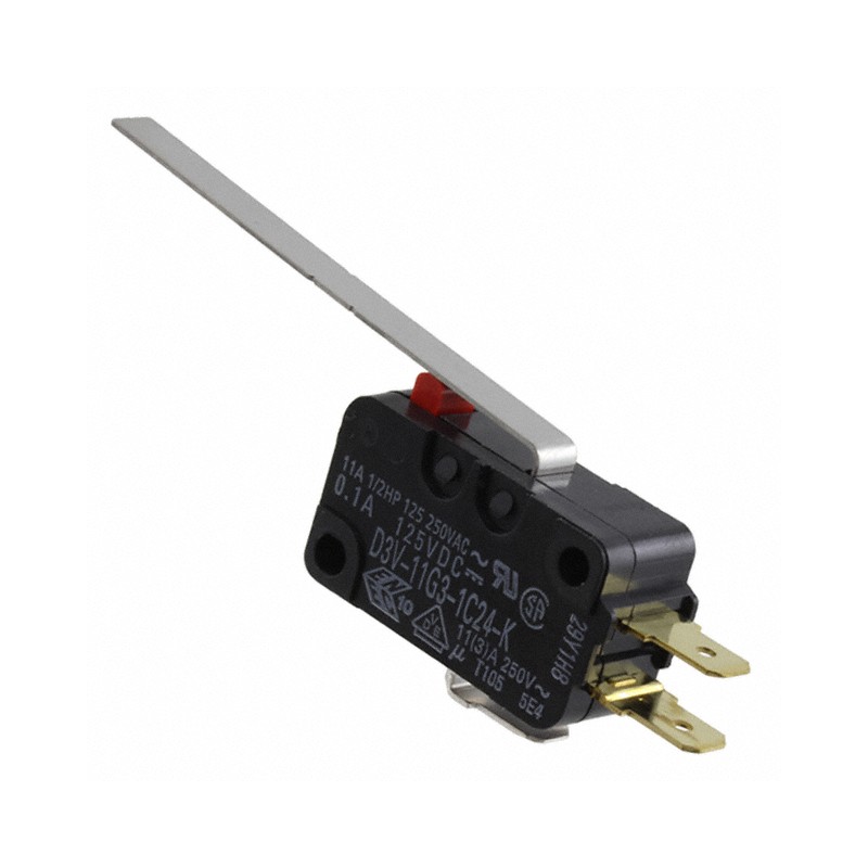 1 pcs : D3V-11G3-1C24-K - SWITCH SNAP ACTION SPDT 11A 250V