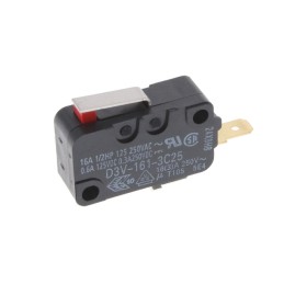 1 pcs : D3V-161-3C25 - SWITCH SNAP ACT SPST-NO 16A 250V
