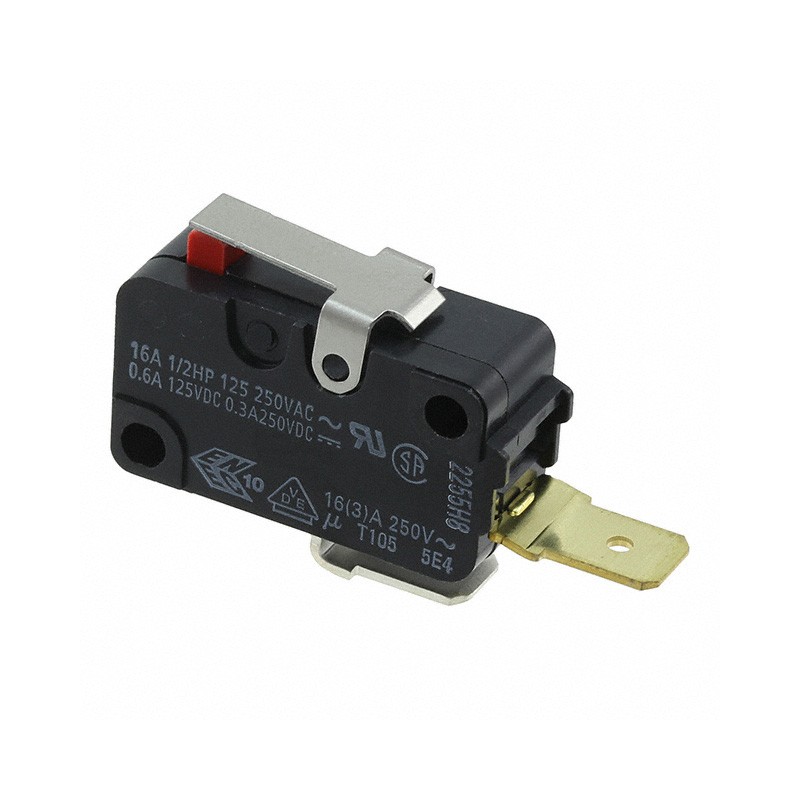 1 pcs : D3V-162-3C5 - SWITCH SNAP ACT SPST-NO 16A 250V