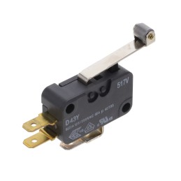 1 pcs : D433-R1RD - SWITCH SNAP ACTION SPDT 6A 250V