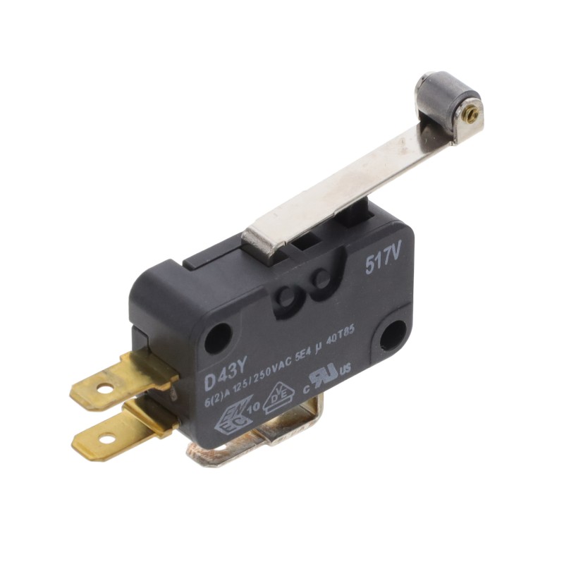 1 pcs : D433-R1RD - SWITCH SNAP ACTION SPDT 6A 250V