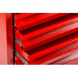 1 pcs - RS PRO 12 drawer Steel Wheeled Tool Chest, 870mm x 1085mm x 450mm