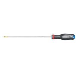 1 pcs - Facom Pozidriv Screwdriver, PZ2 Tip, 250 mm Blade, 370 mm Overall