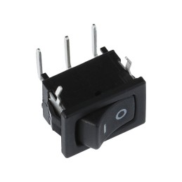 1 pcs : D501J12S2AHQA - SWITCH ROCKER SPDT 10A 125V