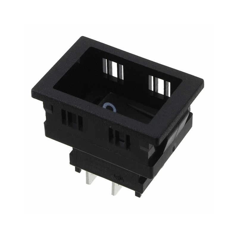 1 pcs : D502J12B215PQA - SWITCH ROCKER SPST 10A 125V