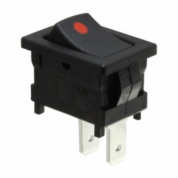 1 pcs : D502J12S215NQA - SWITCH ROCKER SPST 10A 125V