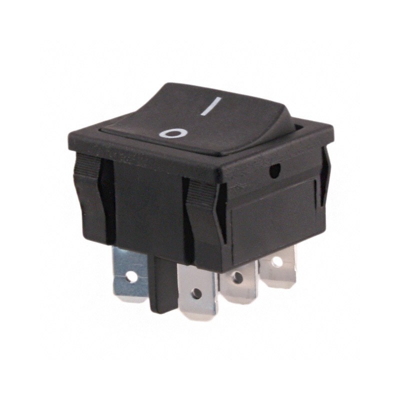 1 pcs : D601J12S215PQA - SWITCH ROCKER DPDT 10A 125V