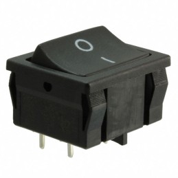 1 pcs : D602J12S202PQA - SWITCH ROCKER DPST 10A 125V