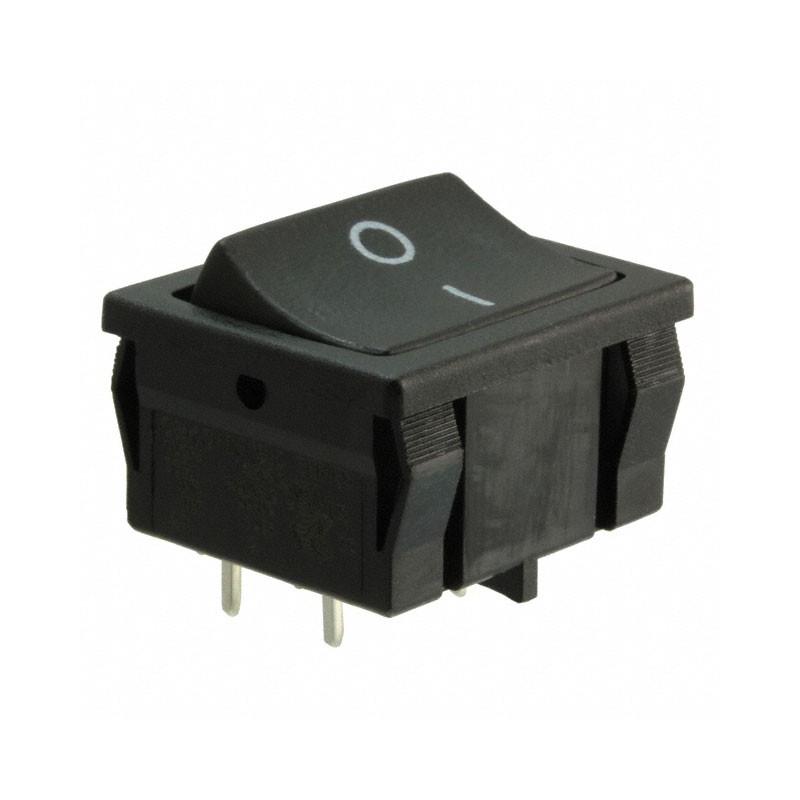 1 pcs : D602J12S202PQA - SWITCH ROCKER DPST 10A 125V
