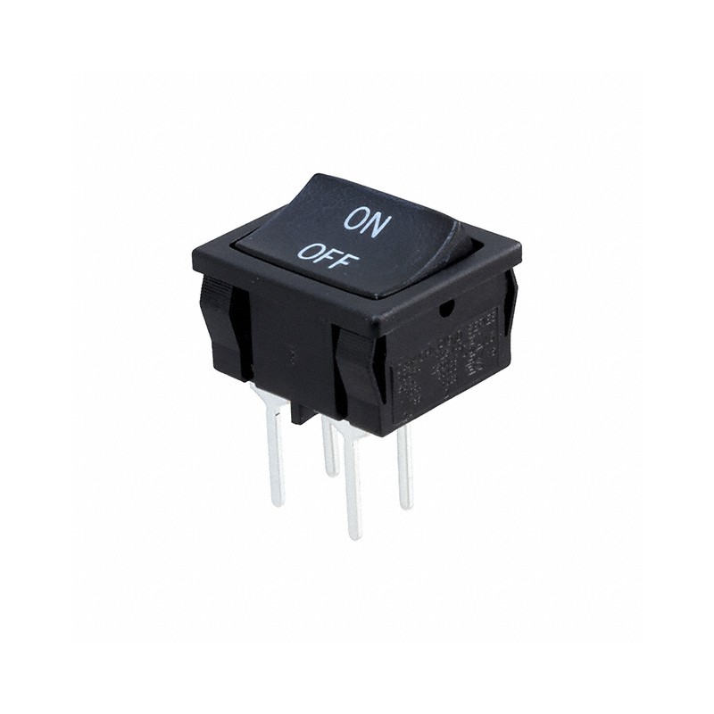 1 pcs : D602J12S206DQA - SWITCH ROCKER DPST 10A 125V