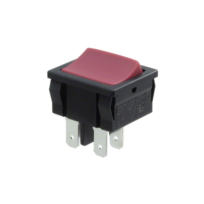 1 pcs : D602J13S215QA - SWITCH ROCKER DPST 10A 125V