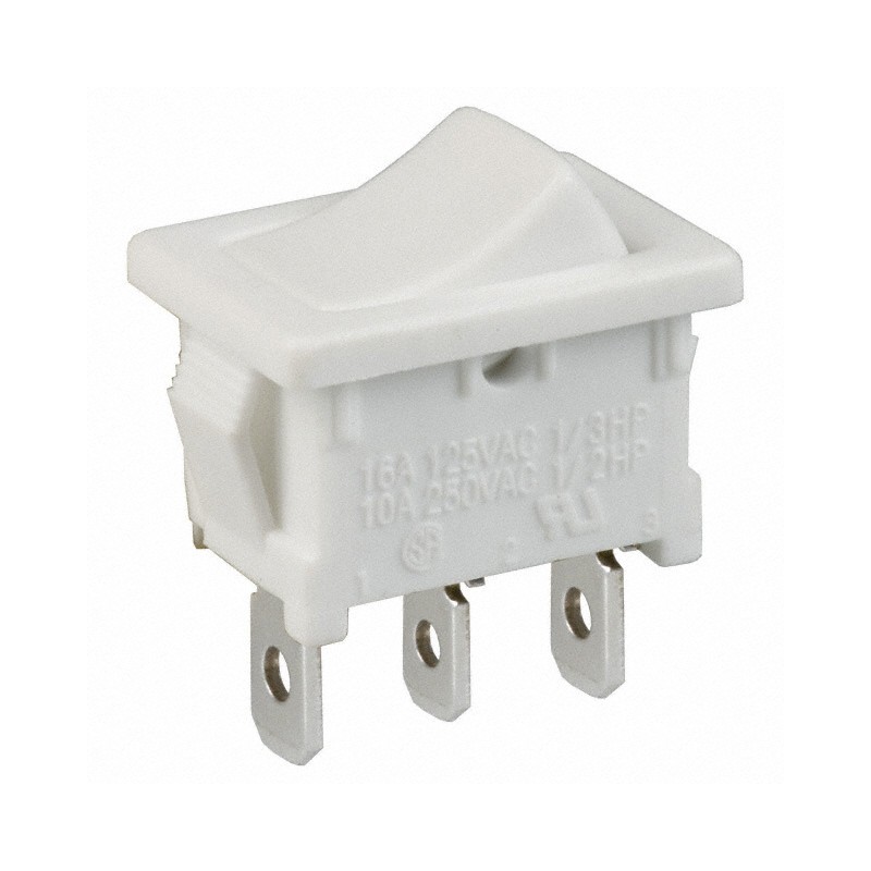 1 pcs : DA101J11S115QF - SWITCH ROCKER SPDT 16A 125V