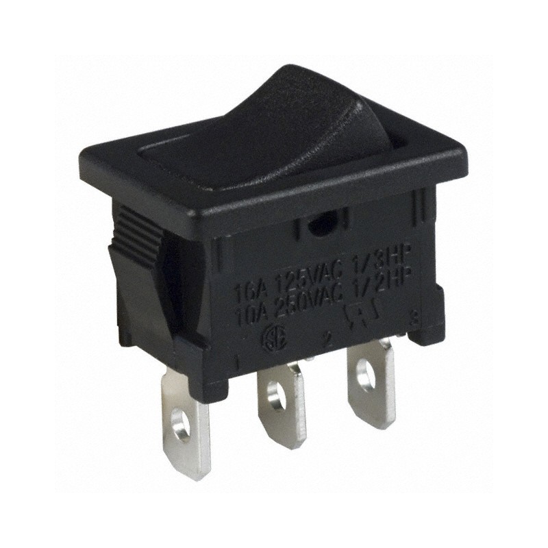 1 pcs : DA101J12S215QF - SWITCH ROCKER SPDT 16A 125V