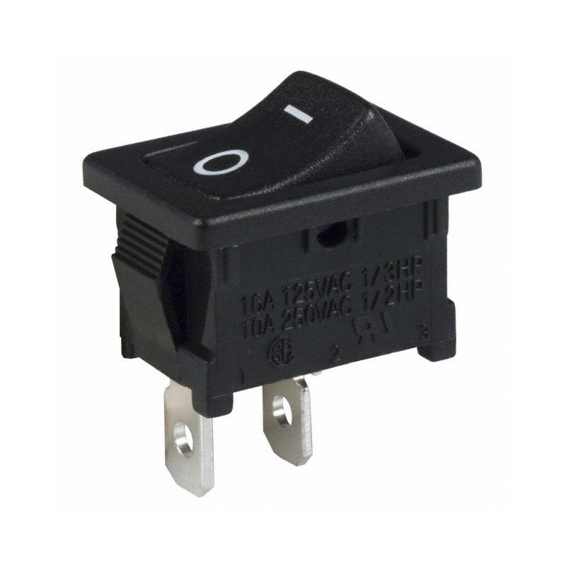 1 pcs : DA102J12S215HQF - SWITCH ROCKER SPST 16A 125V