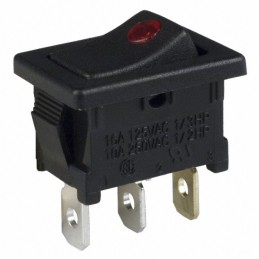 1 pcs : DA102J4RS215QF7 - SWITCH ROCKER SPST 16A 125V