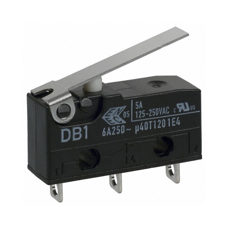 1 pcs : DB1C-A1LB - SWITCH SNAP ACTION SPDT 5A 125V