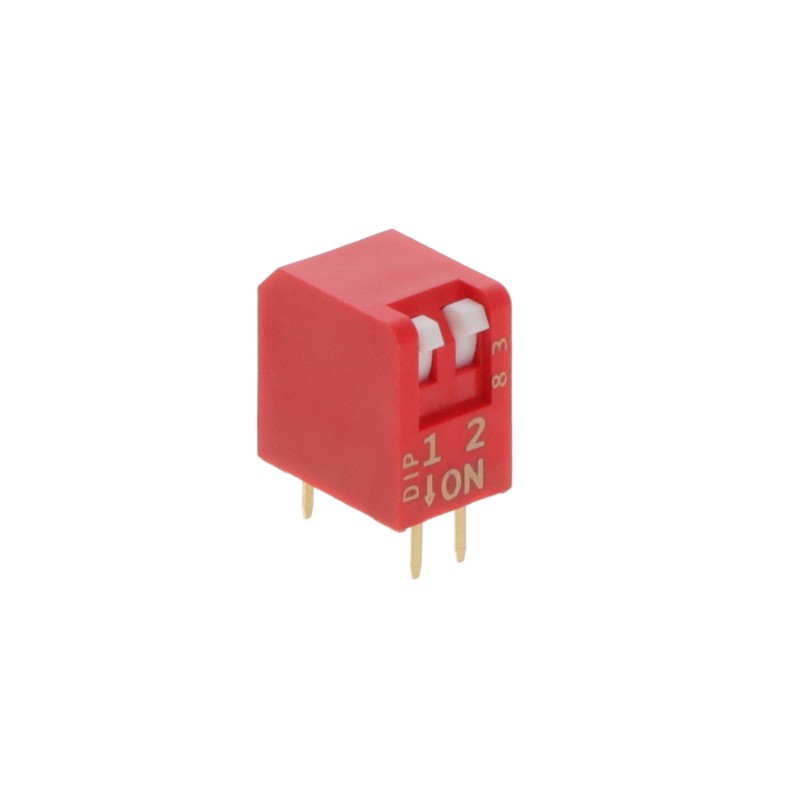 1 pcs : DBP 2002 N - SWITCH PIANO DIP SPST 0.1A 6V