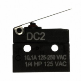 1 pcs : DC2C-BWAD - SWITCH SNAP ACTION SPDT 10A 125V