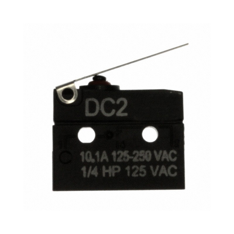 1 pcs : DC2C-BWAD - SWITCH SNAP ACTION SPDT 10A 125V