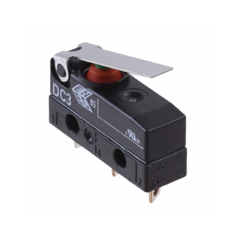 1 pcs : DC3C-A1LB - SWITCH SNAP ACT SPDT 0.1A 125V