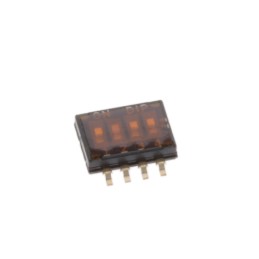 1 pcs : DHN04TV - SWITCH SLIDE DIP SPST 0.025A 24V